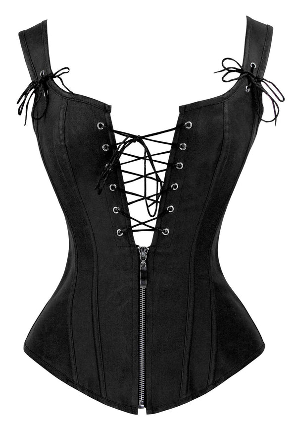 Renaissance Boned Corset with Garters
