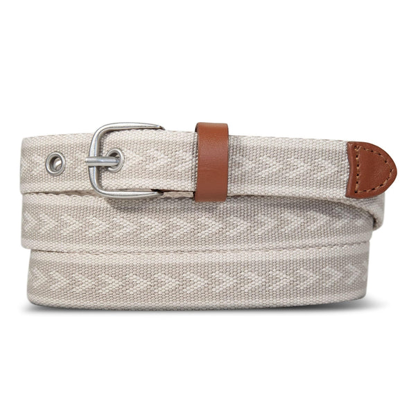 Eddie Bauer Womens Cascade Grommet Webbing Belt With Metal Buckle
