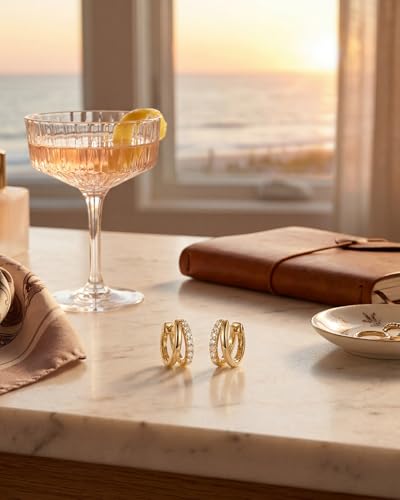 Gold Hoop Earrings for Women Huggie Hoop Earrings Jewelry Gifts