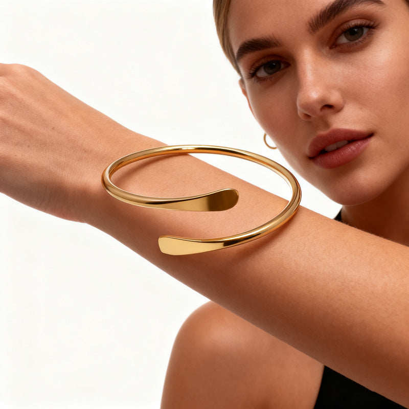 Edgy Punk-style Cross-border Bangle Bracelet From Secondary image