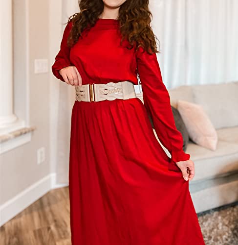 Grace Karin Women's Elastic Wide Belts Vintage Stretchy Belt Retro