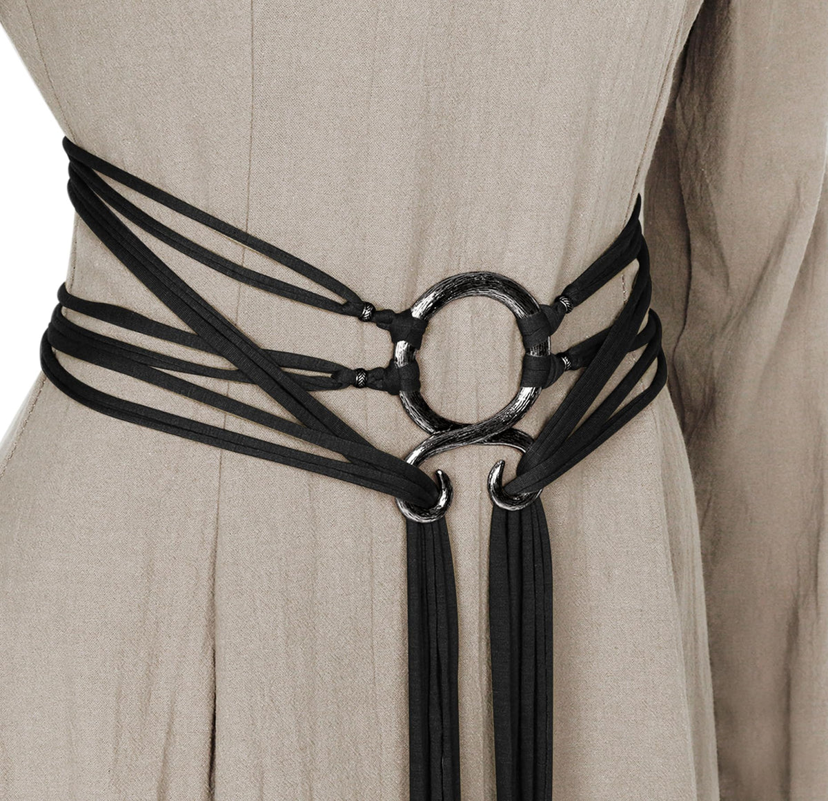 Viking Troll Cross Belt Women Extra Long Rope Belt