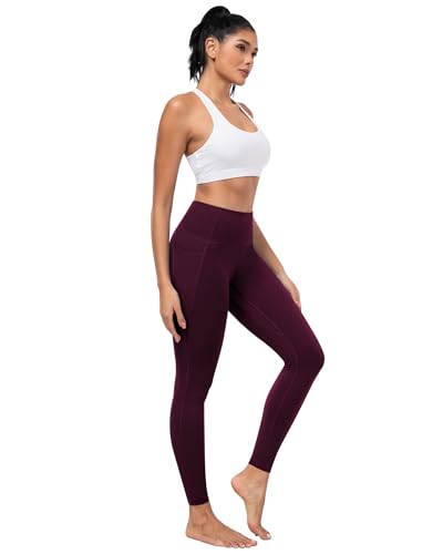 Leggings With Pockets For Women, 7 Packs High Waisted