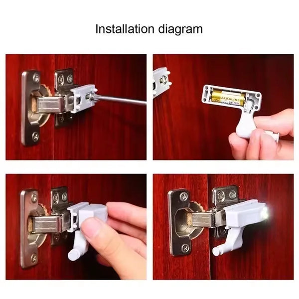 10pcs/set Kitchen Cupboard LED Light