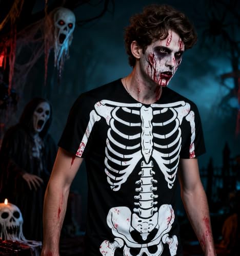 uideazone Mens 3D Funny Graphic T Shirt Novelty Short Sleeve Costume Tees