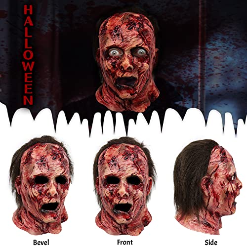 Scary Mask Horror Bloody Halloween Cosplay Mask Creepy Accessories
