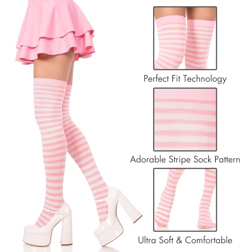 Striped Nylon Stockings
