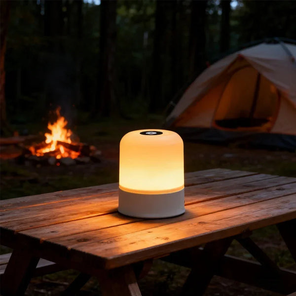 LED Night Light Dimmable Rechargeable/plug-in Desktop Bedroom Bedside Lighting Decorative Touchsc...