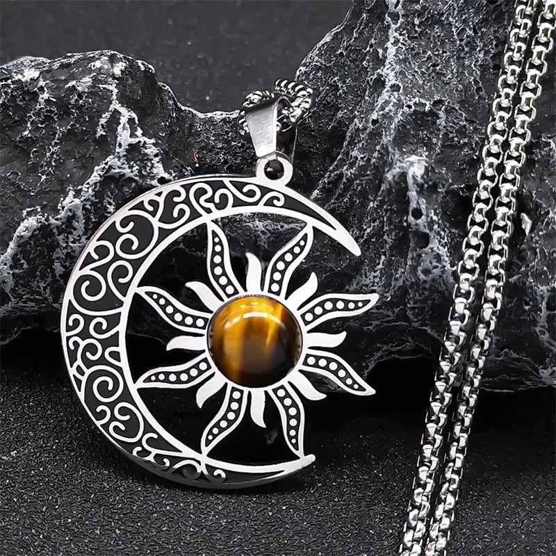 Stainless Steel Pentagram Necklace Main image