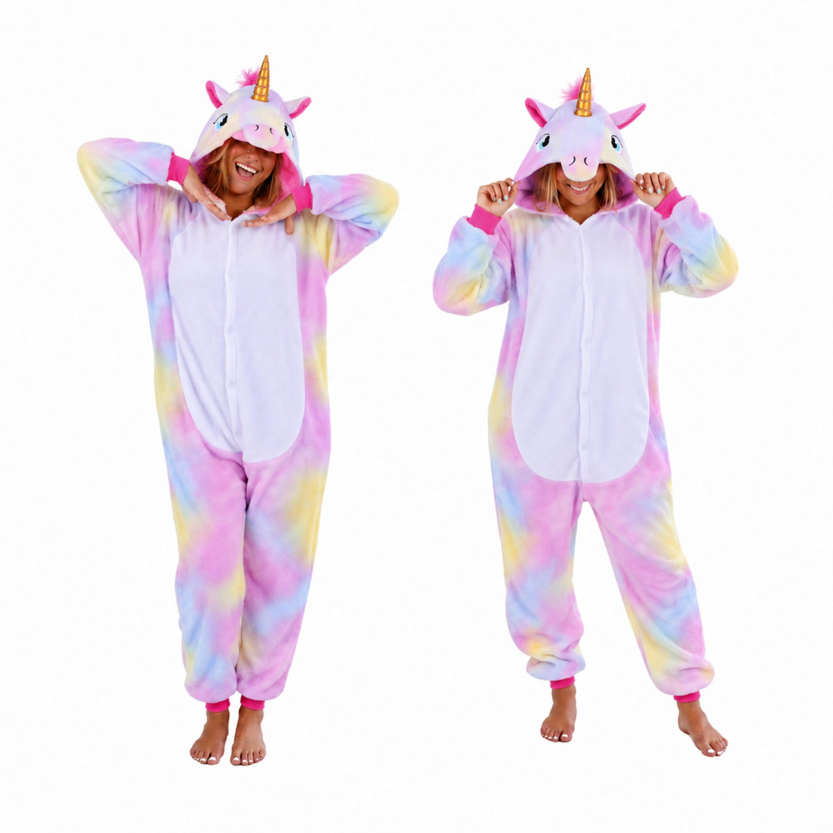 Funziez! Slim Adult Onesie - Food and Animal Costume - One Piece Cosplay Suit for Adults, Women and Men