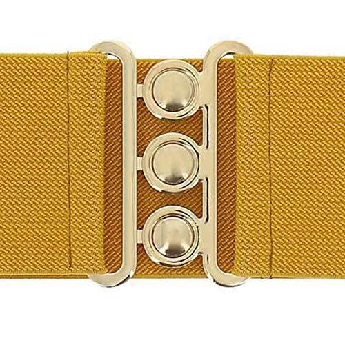 Wide Waist Elasticated Woman Belt Made In France, Gloria