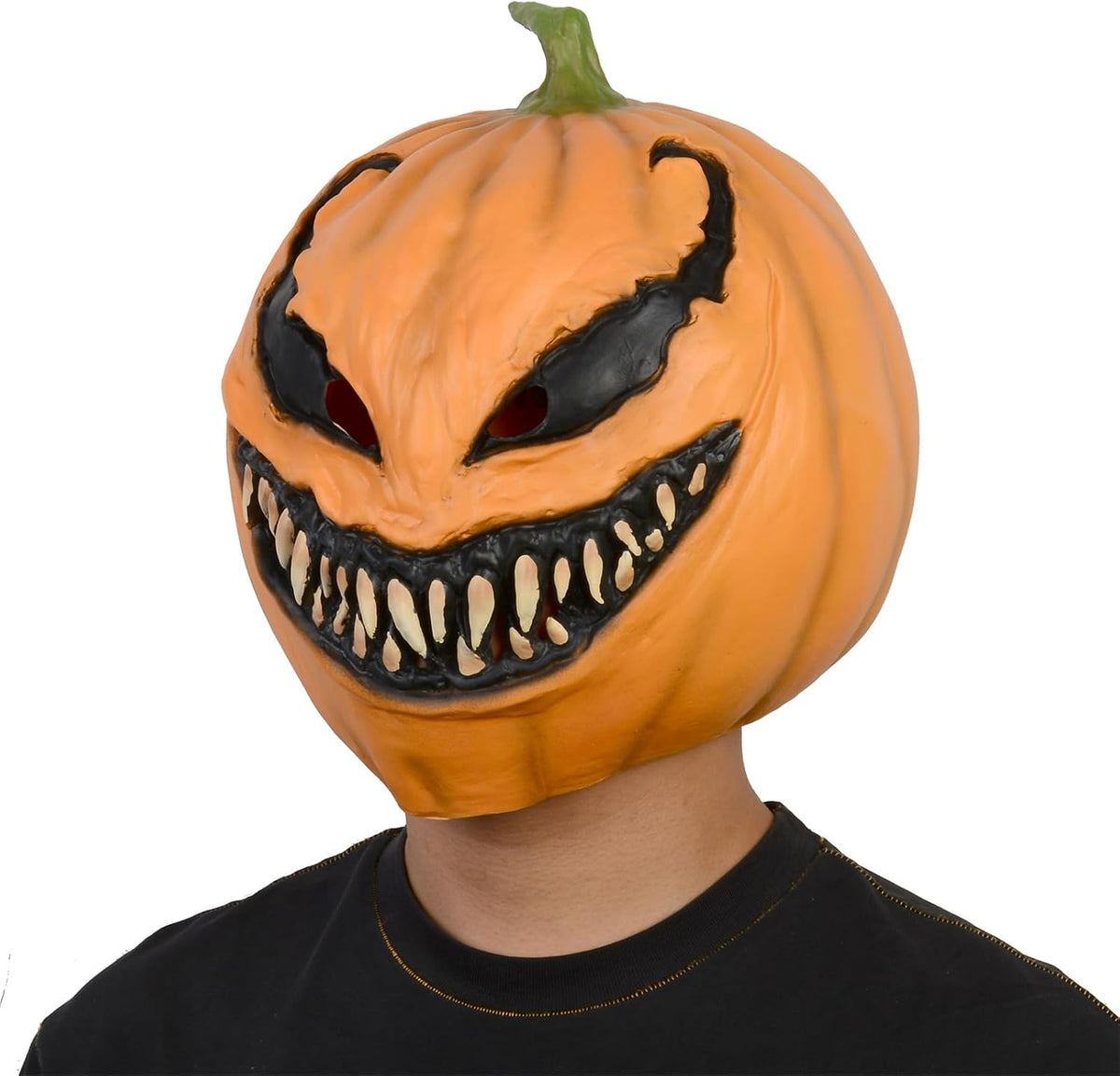 Creepy Pumpkin Mask, Scary Pumpkin Head Mask For Halloween Costume Party Props Adult Men Women