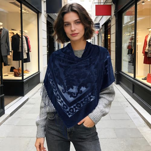 Lace Shawl Velvet Scarfs Shawls and Wraps for Evening Dresses Wedding Shawl Wraps for Dress Accessories Winter