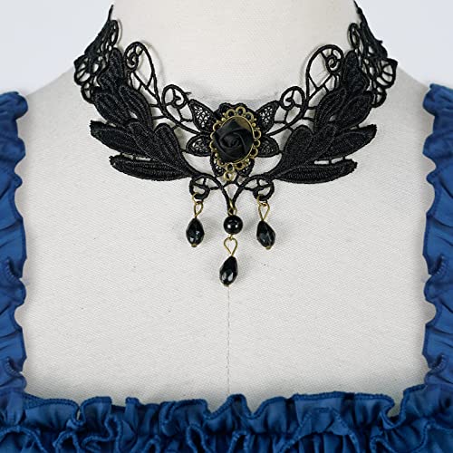 Steampunk Renaissance Costume Dress High Low Corset Midi Dresses