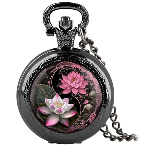 Vintage Pocket Watch for Women Men Graphic Animal Design Quartz Pocket Main image