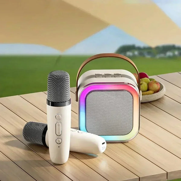 Mini Karaoke Bluetooth Speaker with Microphone