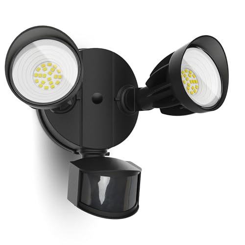 Ume LED Security LED Light for Outside, Garage, Yard (black)