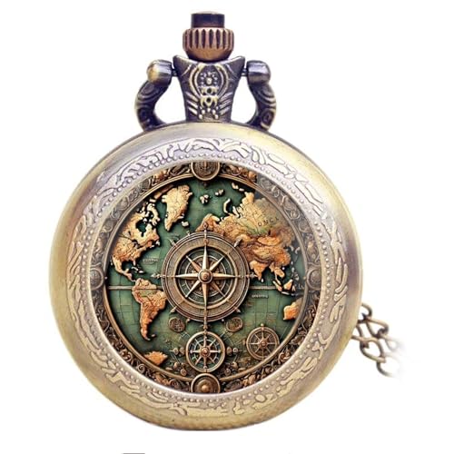 Vintage Pocket Watch for Women Men Dragon Eagle Crow Design Bronze Qua Main image