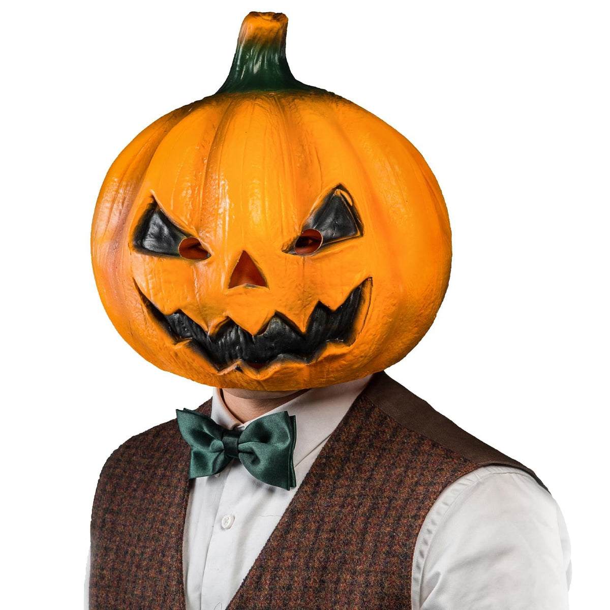 CreepyParty Jack-o-Lantern Mask, Costume for Halloween Party