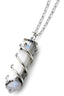 Rainbow Moonstone Healing Crystal Necklace