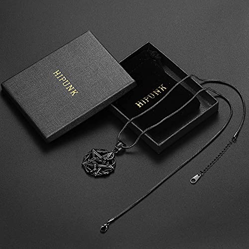 Stainless Steel Pentagram Necklace Tetragrammaton