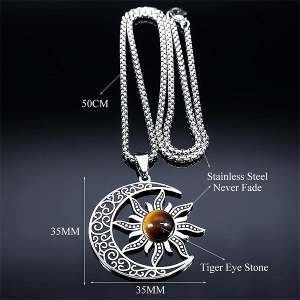 Stainless Steel Pentagram Necklace