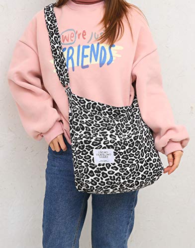 Retro Large Canvas Shoulder Bag — Hobo Crossbody Casual Tote
