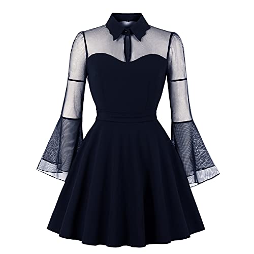 Polka Dot Vintage Swing Dress - 1950s Rockabilly Pin-Up Style