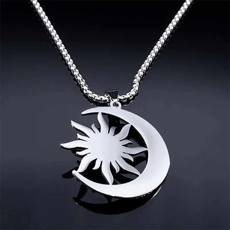 Stainless Steel Pentagram Necklace