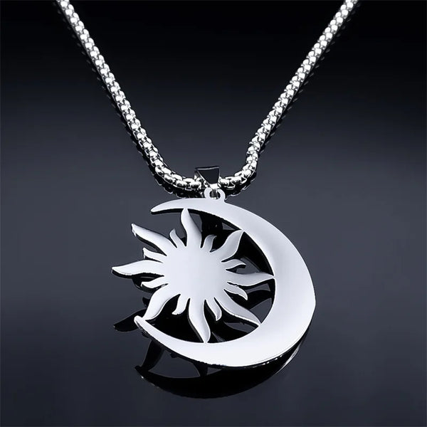 Stainless Steel Pentagram Necklace