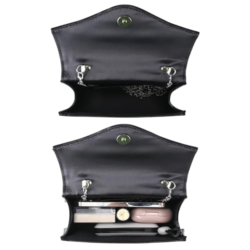 Patent Leather Top-Handle Evening Clutch