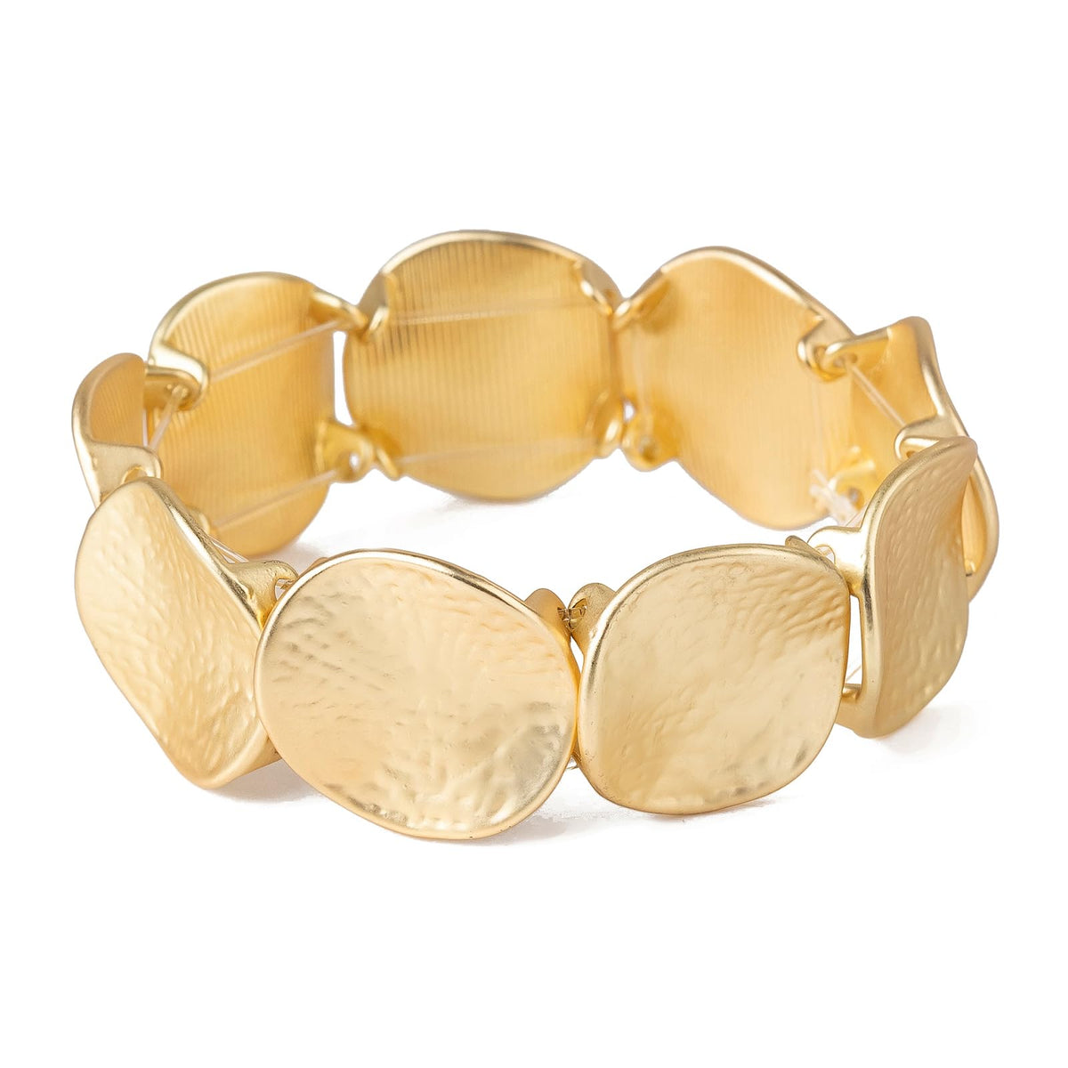 Chunky Gold Bangles Bracelet for Women Hammered Vintage Statement Bracelet Dainty Gold Jewelry Gift