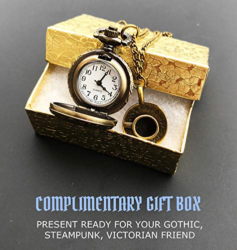 Alice in Wonderland Watch Necklace Jewelry Costume Gothic Lolita Acces Secondary image