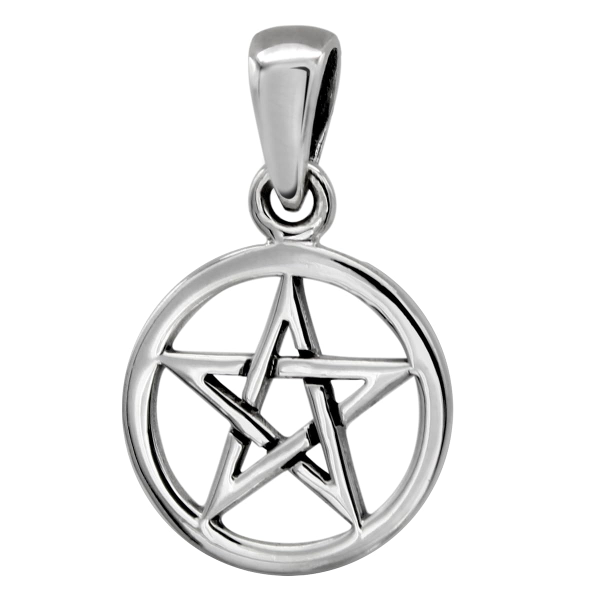 Sterling Silver Pentagram Necklace