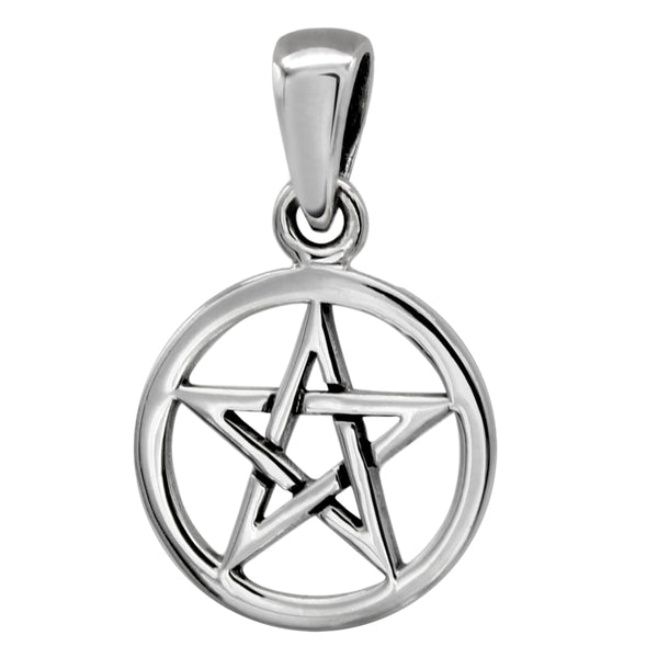 Sterling Silver Pentagram Necklace