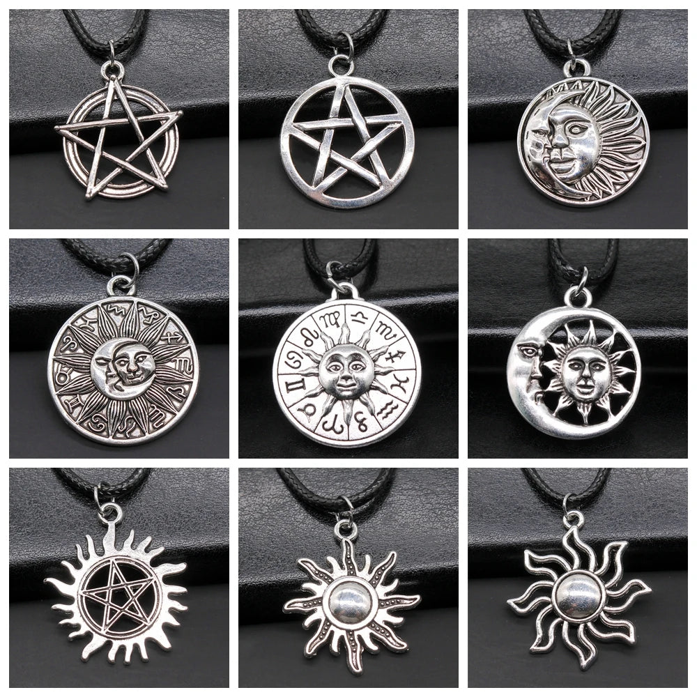 Pentagram Necklace - Wiccan Pendant Jewelry