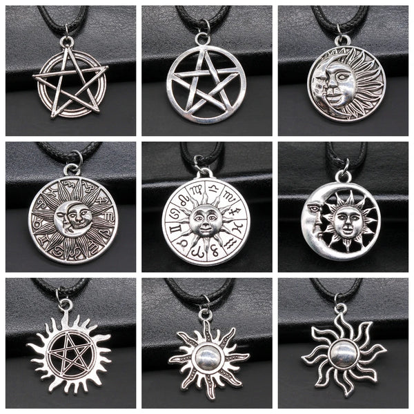 Pentagram Necklace - Wiccan Pendant Jewelry