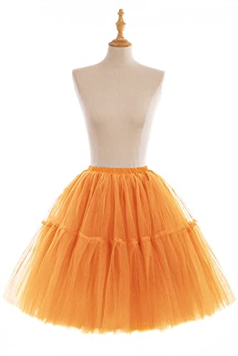 BABYONLINE D.R.E.S.S. Women Tutu Skirt Knee Tulle Skirt Petticoat Skirts Crinoline Rockabilly Tutu Skirts Slip