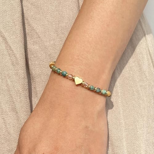 yupoxiu Natural Stone Bracelets - Inspirational Birthday Gifts for Women
