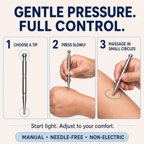 FeelFree Sport Manual Acupuncture Pen, Acupressure Pen & Fascia Stick