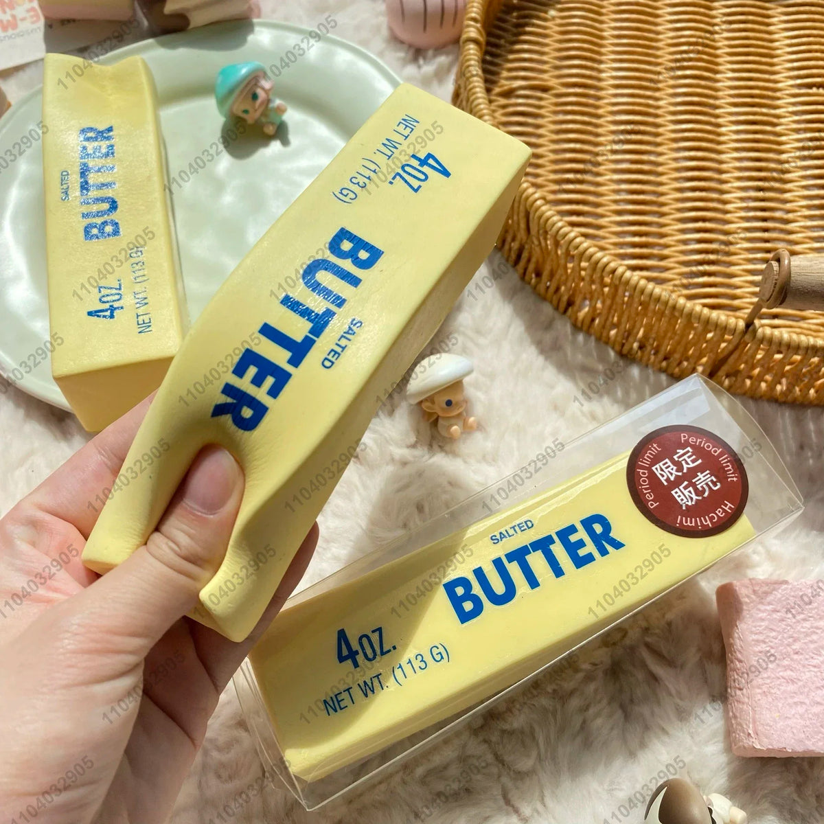 Slow-Rise Butter Bar Squishy Stress Toy
