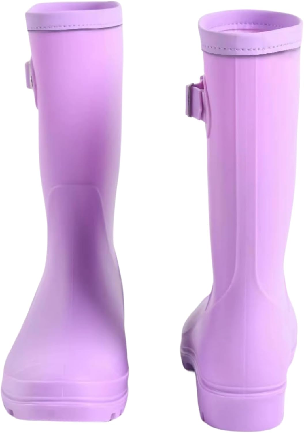 Women's Mid Calf Rain Boots Waterproof Fashion Shoes