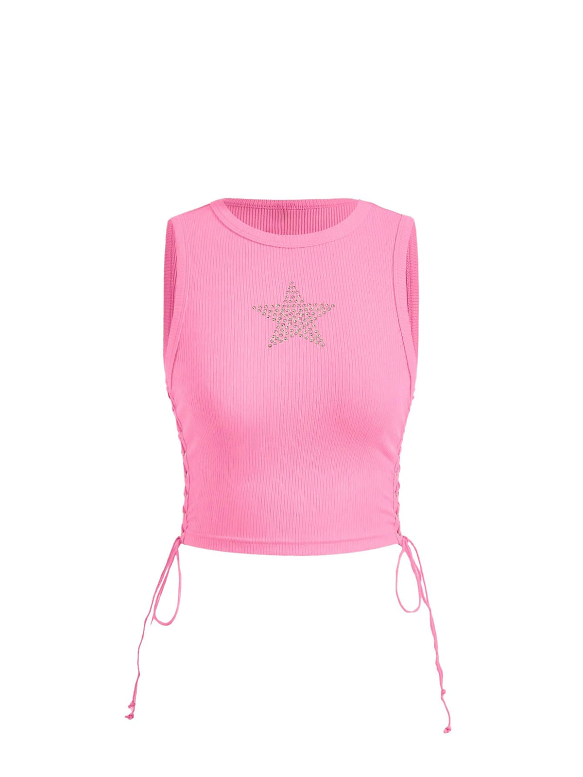 SOLY HUX Women's Tank Tops Y2K Summer Going Out Crop Top Concert Outfits