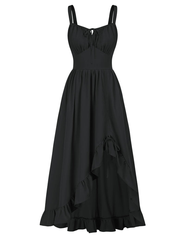 Scarlet Darkness Women Renaissance Corset Dress Flowy Gothic Sundress