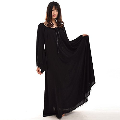 BLESSUME Medieval Wedding Dress Renaissance Pirate Faire Celtic Chemise Under Dress