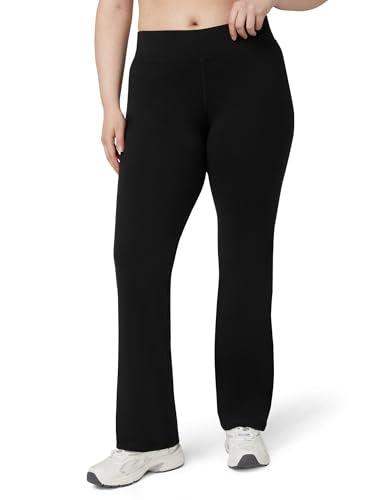No Nonsense Lounge Yoga Pants For Women, Flared Cotton Leggings Secondary image
