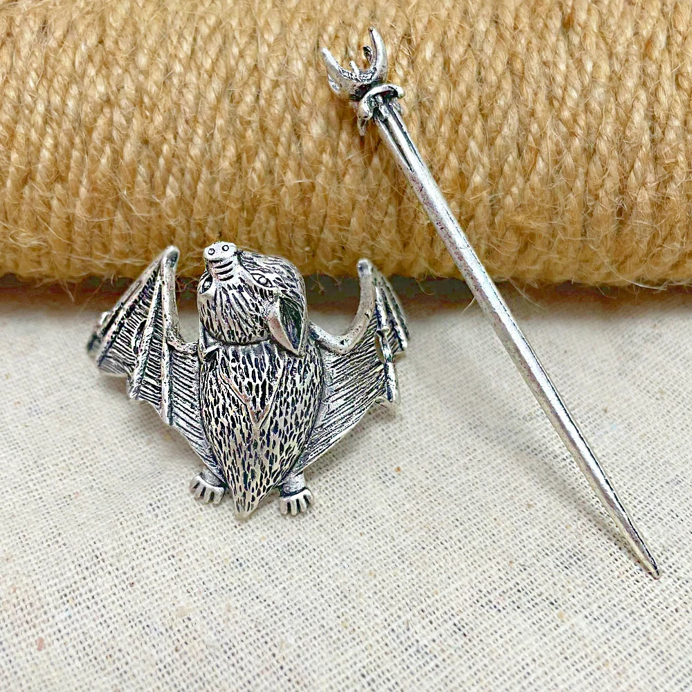 Spiritual Bat Necklace - Wiccan Jewelry