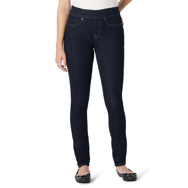Women's Stretch Denim Mid-rise Pull-on Skinny