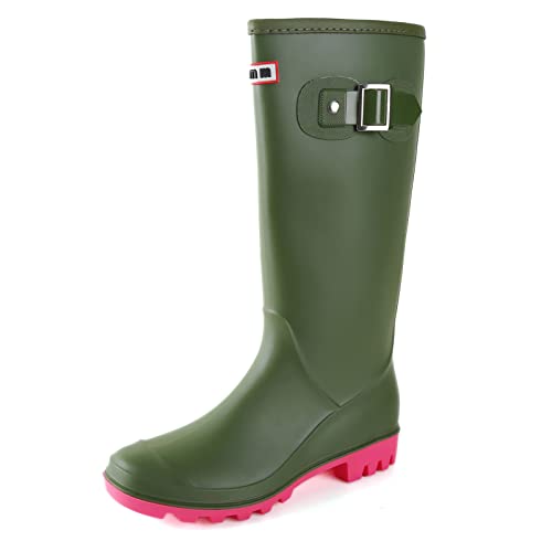 Rain Boots For Women, Waterproof Anti-slip Knee High Rubber Boots Main image