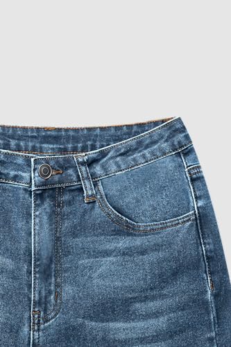 Peihot Vintage Bell Bottoms Flare Jeans For Women 90s High Waist